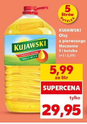 KUJAWSKI Olej z pierwszego tłoczenia 5 l butelka
