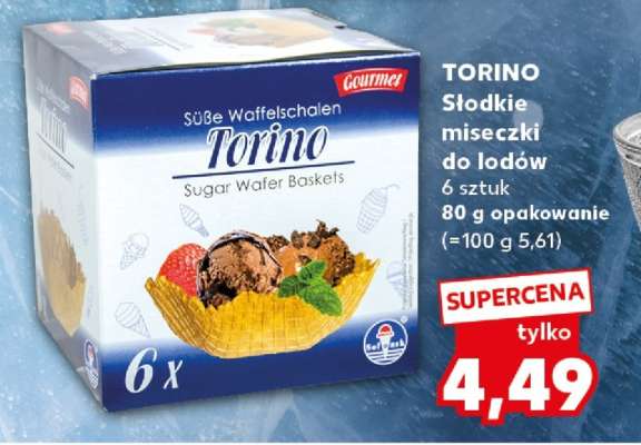 TORINO Słodkie miseczki do lodów