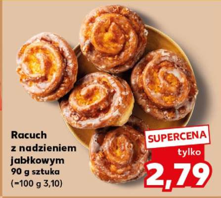 Racuch z nadzieniem jabłkowym