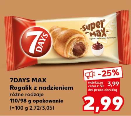 7DAYS MAX Rogalik z nadzieniem