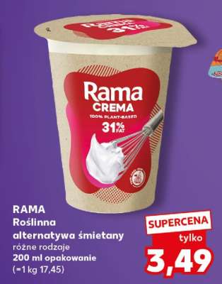 RAMA Roślinna alternatywa śmietany