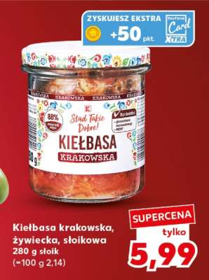 Kiełbasa krakowska, żywiecka, słoikowa