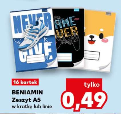 BENIAMIN Zeszyt A5