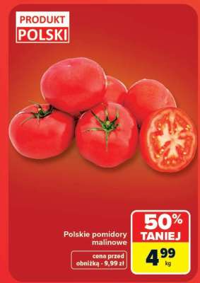 Polskie pomidory malinowe