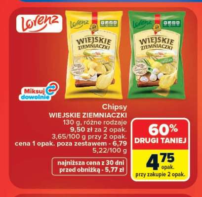 Chipsy Wiejskie Ziemniaczki