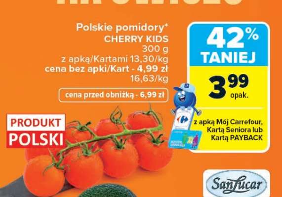 Polskie pomidory CHERRY KIDS