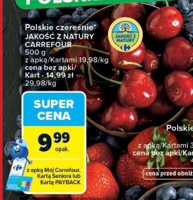 Polskie czereśnie JAKOŚĆ Z NATURY CARREFOUR