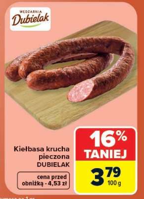 Kiełbasa krucha pieczona DUBIELAK