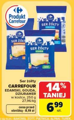 Ser żółty Carrefour