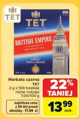 Herbata czarna TET