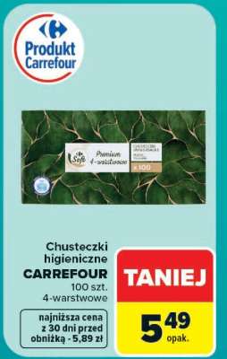 Chusteczki higieniczne Carrefour