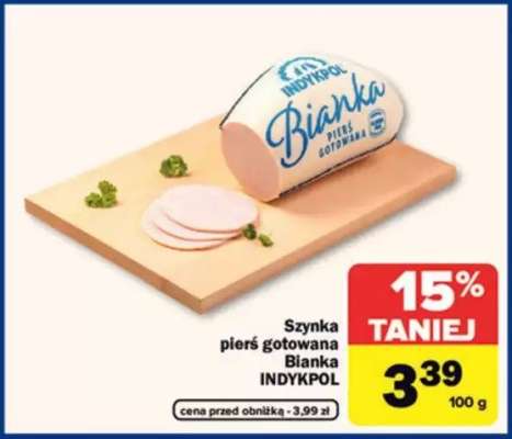 Szynka pierś gotowana Bianka INDYKPOL
