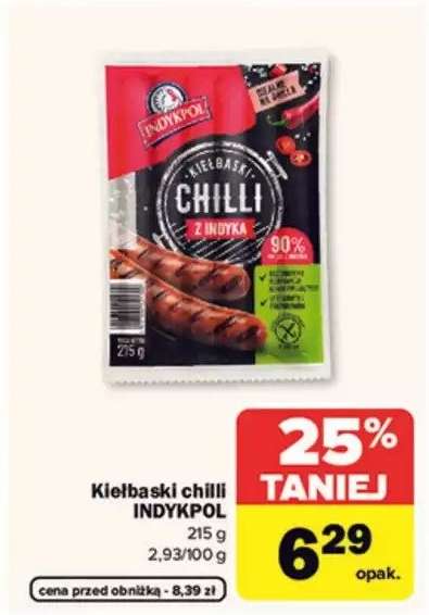 Kiełbaski chilli INDYKPOL
