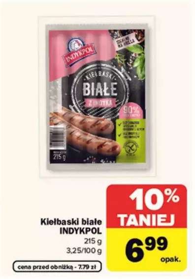 Kiełbaski białe INDYKPOL