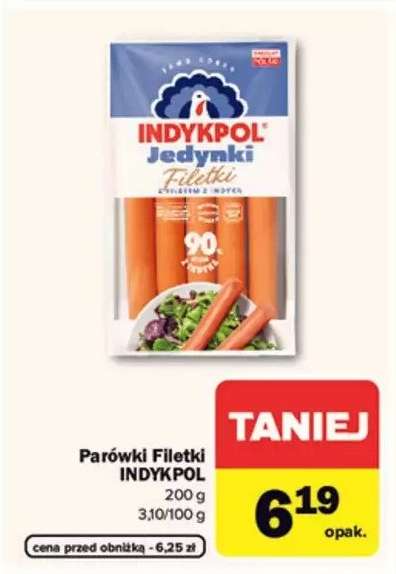 Parówki Filetki INDYKPOL