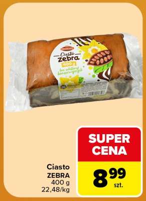 CIASTO ZEBRA*