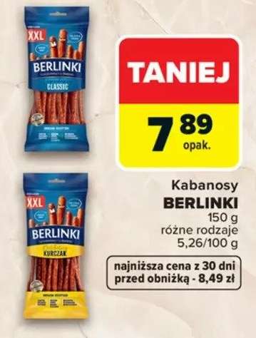 Kabanosy Berlinki