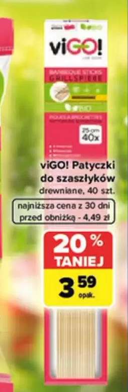 viGO! Patyczki do szaszłyków