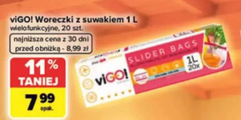 viGO! Woreczki z suwakiem 1 L