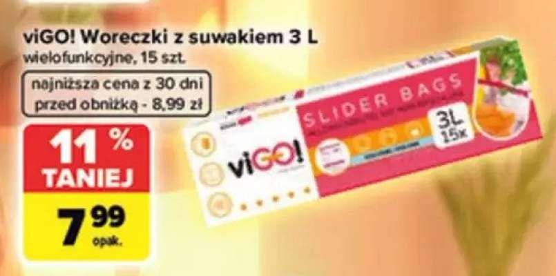 viGO! Woreczki z suwakiem 3 L