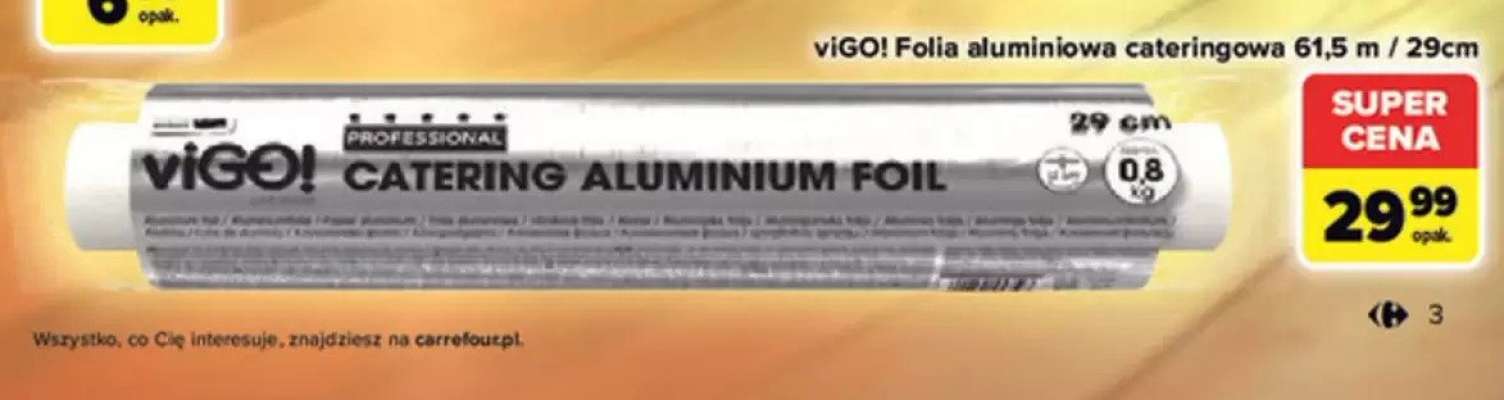 viGO! Folia aluminiowa cateringowa 61,5 m / 29cm