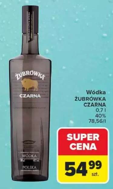 Wódka Żubrówka Czarna