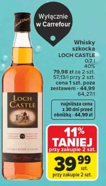 Whisky szkocka LOCH CASTLE