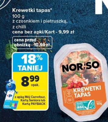 Krewetki tapas