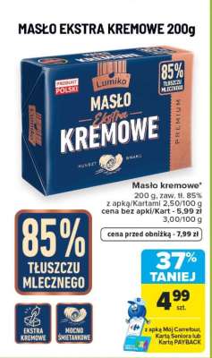 MASŁO EKSTRA KREMOWE 200g