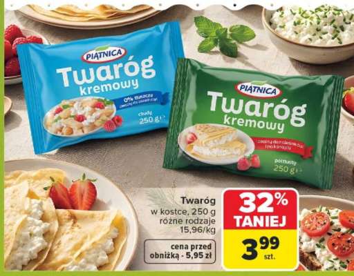 Twaróg w kostce