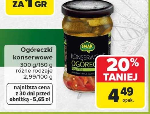 Ogóreczki konserwowe