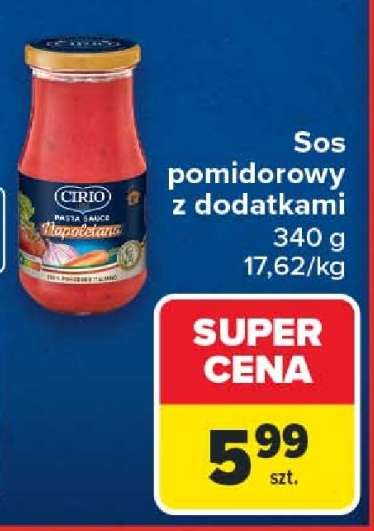 Sos pomidorowy z dodatkami