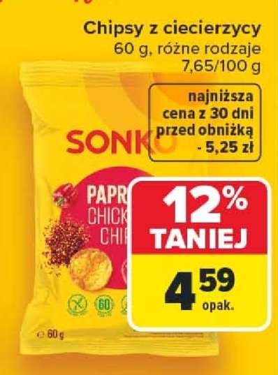 Chipsy z ciecierzycy