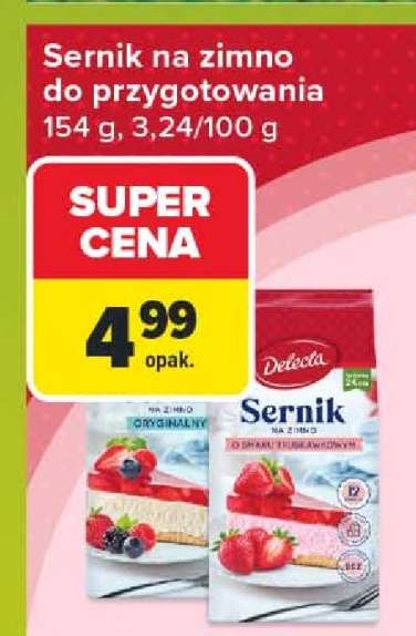 Sernik na zimno do przygotowania