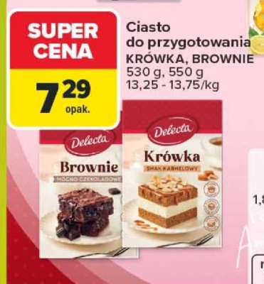 Ciasto do przygotowania KRÓWKA, BROWNIE