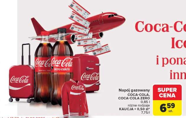 Napoj gazowany COCA-COLA, COCA-COLA ZERO
