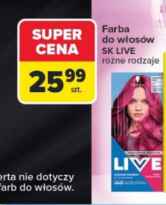Farba do włosów SK LIVE