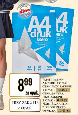 Papier ksero A4 500k 1 opak