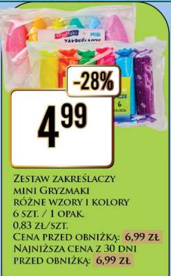 ZESTAW ZAKREŚLACZY MINI GRYZMAKI