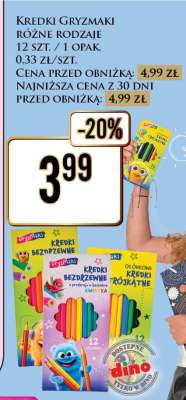 KREDKI GRYZMAKI RÓŻNE RODZAJE