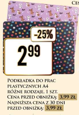 PODKŁADKA DO PRAC PLASTYCZNYCH A4