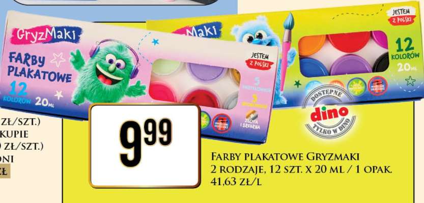 Farby plakatowe Gryzmaki