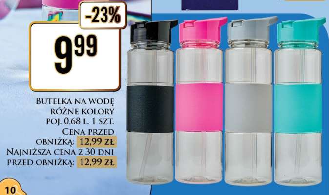 BUTELKA NA WODĘ RÓŻNE KOLORY