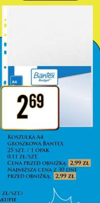 Koszulka A4 Groszkowa Bantex