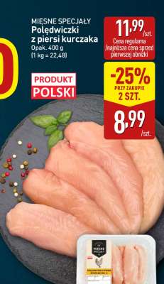 MIĘSNE SPECJAŁY POLĘDWICZKI Z PIERSI KURCZAKA