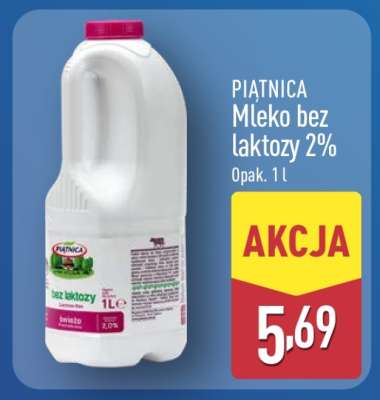 PIĄTNICA Mleko bez laktozy 2%