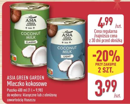 ASIA GREEN GARDEN Mleczko kokosowe