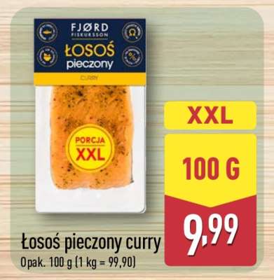 Łosoś pieczony curry