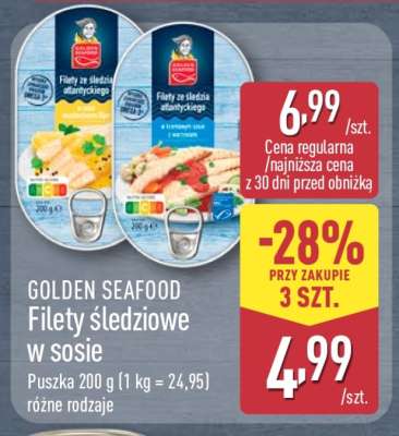 GOLDEN SEAFOOD Filety śledziowe w sosie