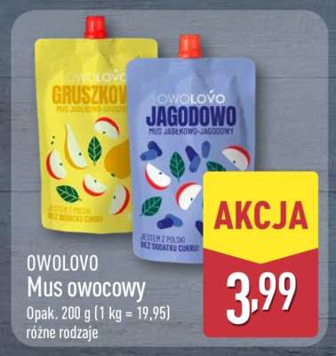 OWOLOVO Mus owocowy